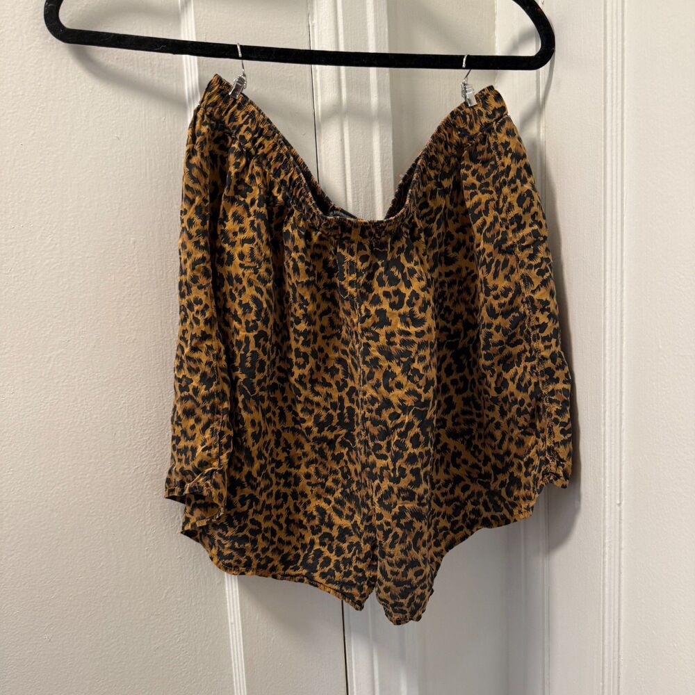 Vintage Leopard Silk Boxer PJs